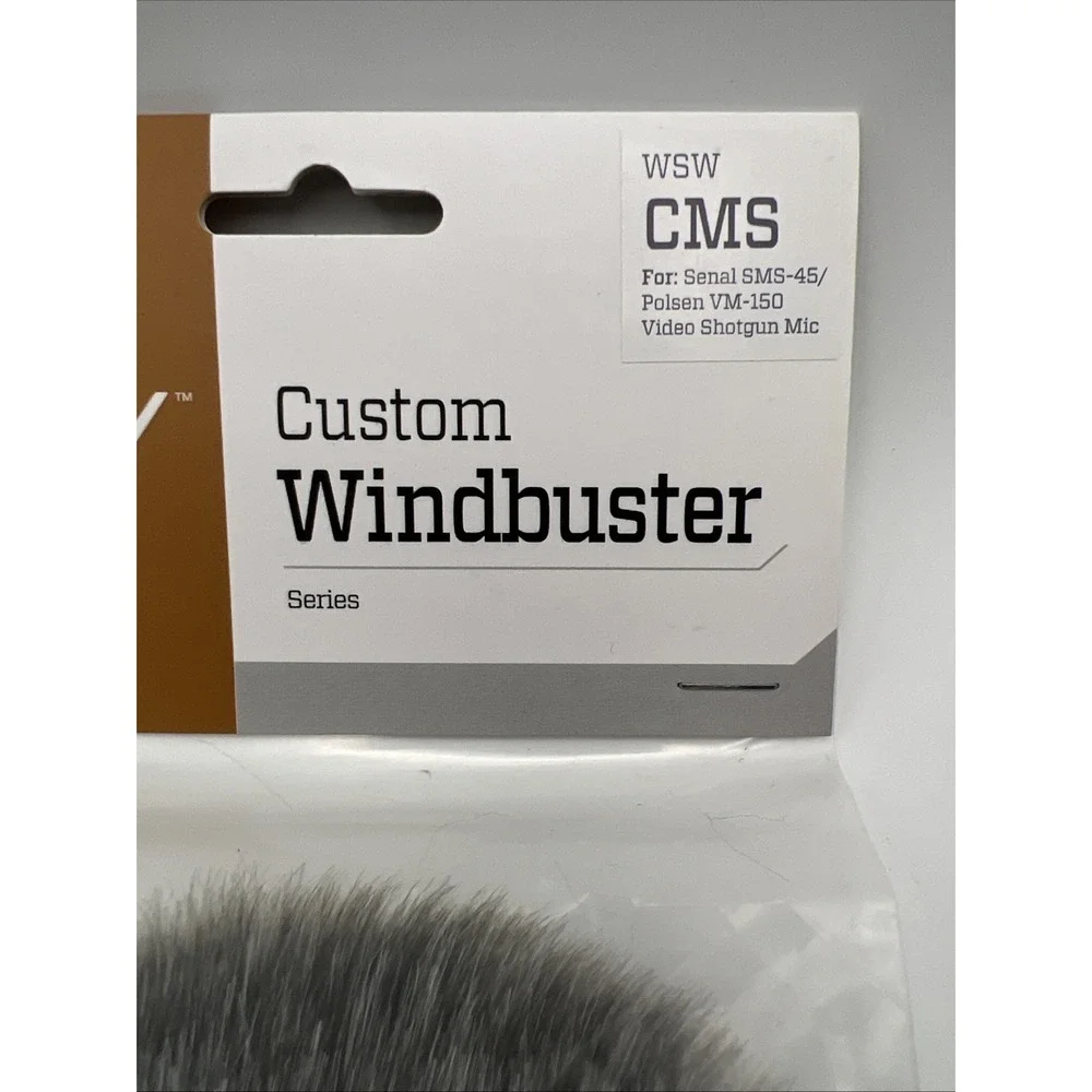 Auray WSW-CMS‎ Senal SMS-45 & Polsen VM-150 Video Shotgun Mic Windbuster